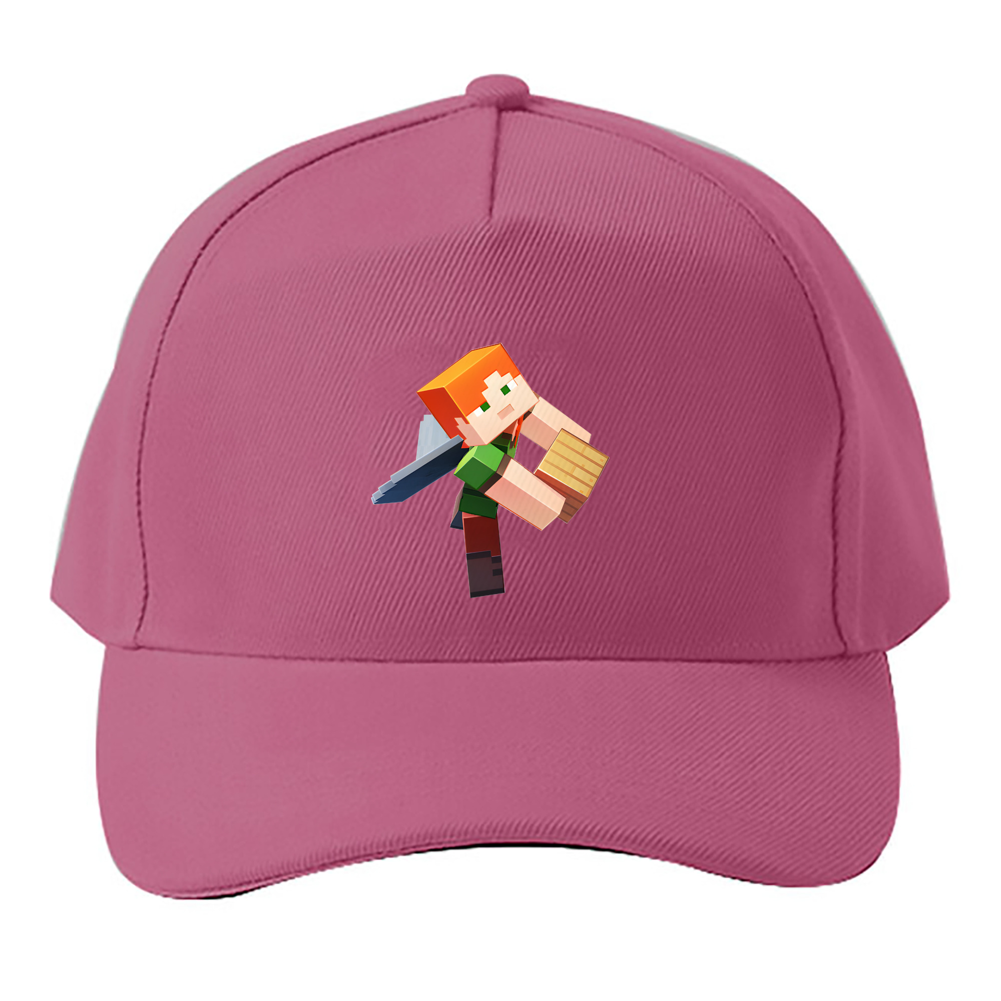 （画像用） マインクラフト ブロックの世界 Minecraft MC Block world ベースボールキャップ 綿100％ 男女兼用 帽子 スポーツ